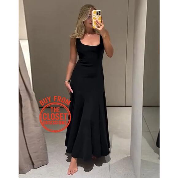 RARE!!! ZARA A-Line Midi Dress NWT - Picture 14 of 16